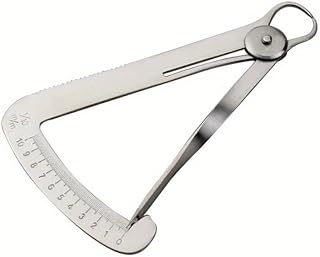 1pc Degree Gauge Measures from 0-10 Mm Dental Lab Caliper Wax Metal Dental Crown Gauge Caliper Surgical Instruments