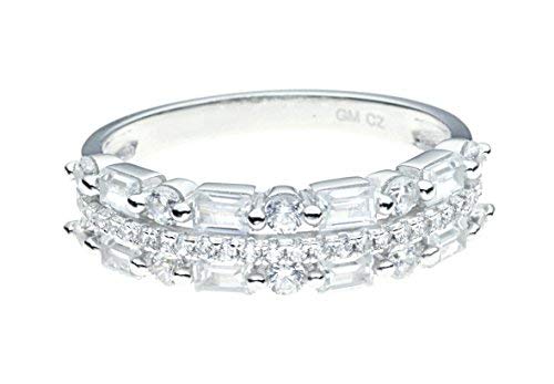 GM Jewellery Plata de ley (925/1000) plata de ley circonita