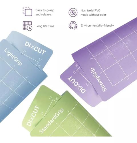 3 Bases De Corte Para Silhouette Cameo Tapetes Acessórios Adesivos e Pegajosos Vinil Para Artesanato