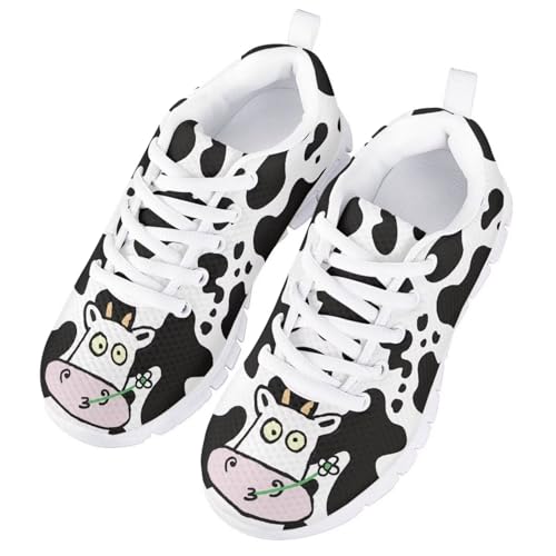 Cute Girls Boys Tennis Shoes Lightweight Soft Sport Sneakers Lace Up Kids Running Shoes2