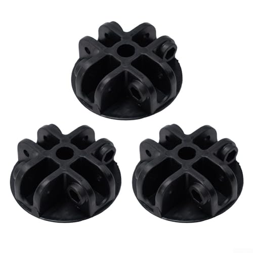 Diseño robusto de soporte de conector central de 4 vías que mejora la estabilidad de tu configuración de cenador (3 piezas)