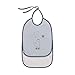 LÄSSIG Baby Lätzchen Medium Sabberlätzchen zum Schnüren 2 Stk./Medium Bib More Magic, blau