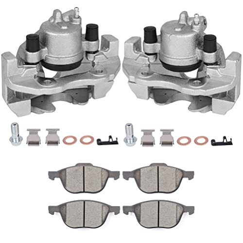 Image of SCITOO Front Disc Brake Kit - Brake Calipers with Pads 18B4948 18B4949 | For Ford For Focus 2004-2007 Ceramic Brake Pads D1044-7947