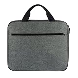 Excelente material: la funda para portátil está hecha de lona de poliéster impermeable y cremallera metálica duradera, que es suave y ligera, impermeable y duradera. Protege tus libros o Biblias del desgaste.