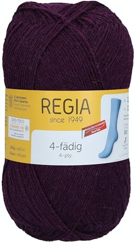 Schachenmayr Regia - Fio para tecer à mão (4 fios, 100 g), cor roxa