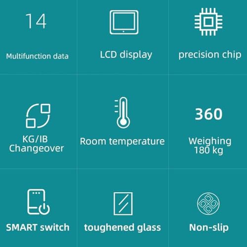 Pèse-personne numérique et impédancemètre IMC avec application pour le suivi de la composition corporelle