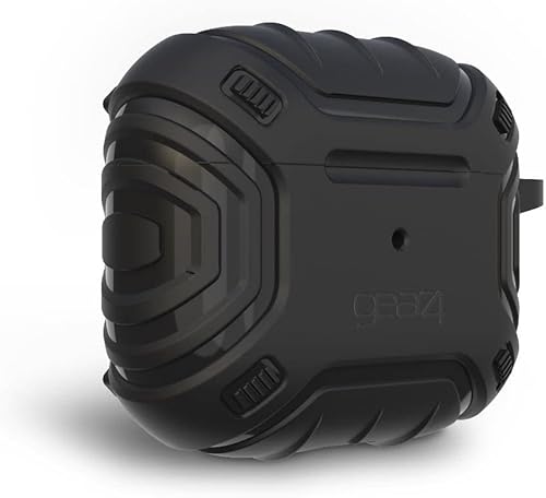 Miniatura 9 de Gear4 Apollo - Funda a presión para AirPods de 3 generación, compatible con carga inalámbrica, llavero con mosquetón incluido, color blanco