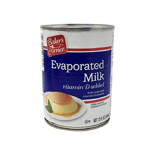 Miniatura 2 de Baker's Corner - Leche evaporada con leche enlatada añadida con vitamina D, 1 lata (12 onzas)