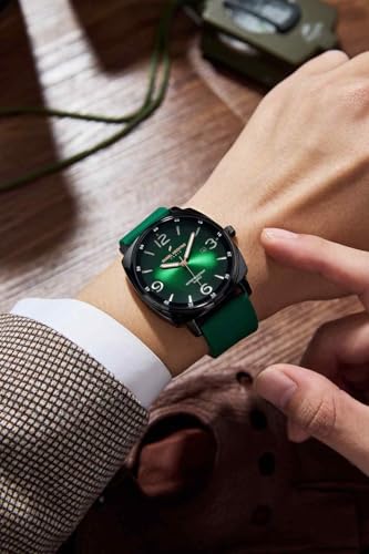 Image of Daniel Hechter Paris Vaneau Collection Analog Watch for Men - Water Resistant Quartz Movement, Date Display with Silicon Strap