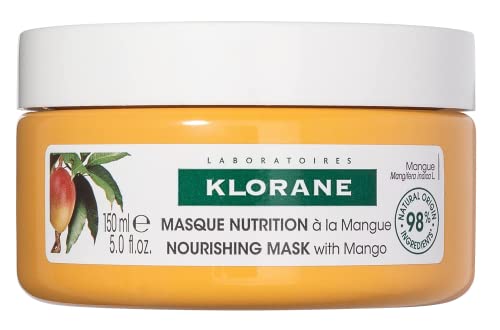 Klorane Nourishing 2-In-1 Mask With Mango, Deep Conditioning And Overnight Treatment For Dry Hair, Paraben, Silicone And Sulfate Free, Biodegradable, Vegan, 5 Fl.oz. #TOP20
