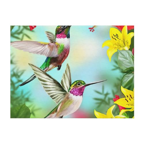 Couverture de lit imprimé fleurs hibiscus microfibre confortable EdWal - 2