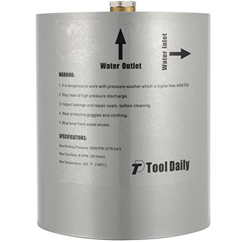 Image of Tool Daily Pressure Washer Foot Valve for Sewer Jetter Kit, 4000 PSI | Function as Power Washer Ball Valve, Foot Control Valve