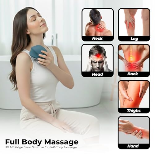 Image of Durafit91 RELAXA Rechargeable Scalp Massager | Oil Massager for Hair Growth | 96-Kneading Points Soft Medical-Grade Silicone Bristles | Detachable, Waterproof | Red Light Therapy for Stress Relief & Deep Relaxation (Purple)