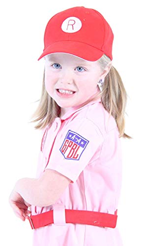 Rockford Peaches AAGPBL Baseball Girls Costume Dress (5/6) Pink