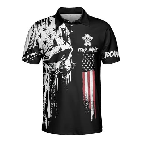 NAZENTI Personalized Bowling Shirts for Men, Custom Bowling Team Shirt with Name, Men Bowlings Jersey, 3D Polo Shirts2