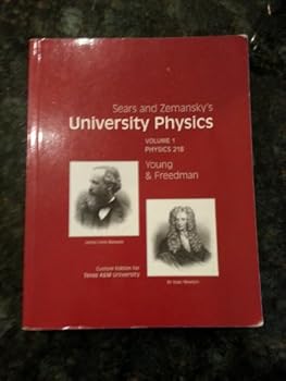 Paperback Sears and Zemansky's University Physics: Vol. 1, Physics 218, Texas A&M Book