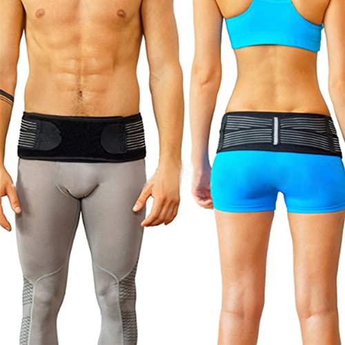 Corrector de espalda y pelvis transpirable cinturón sacroilíaco para soporte de cadera 4