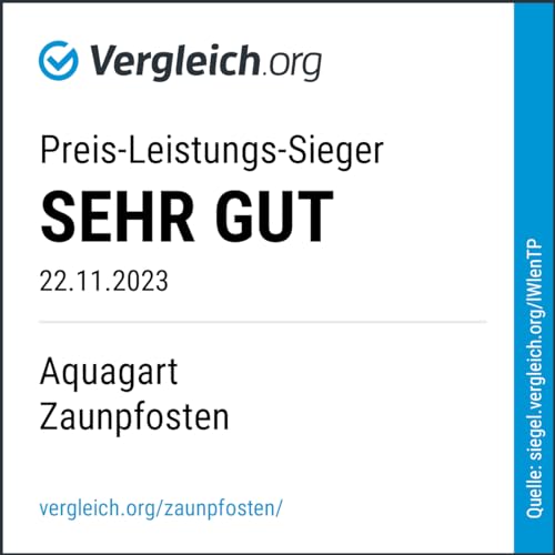 Aquagart Z-Profil Zaunpfosten Wildzaun Komplettset I 50m Knotengeflecht Zaun 150/12/30 und 15 St. Zaunpfähle 2m I Weidezaun inkl. Zaunpfosten für Forst- und Landwirtschaft Garten- und Landschaftsbau