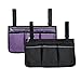Perfeclan 2 Pezzi Universale per Sedia a Rotelle Borsa Laterale Bracciolo Custodia Rollator Organizer per Binari del Letto