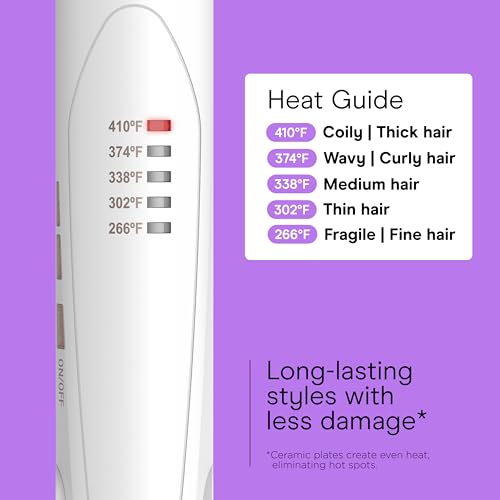 Conair Double Ceramic Flat Iron, 1-inch