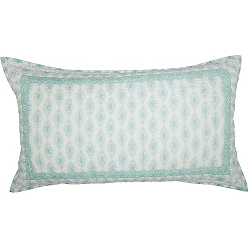 VHC-Brands-Avani-Boho-Farmhouse-Bedroom-Decor-King-Sham-21×37-Paisley-Sea-Glass-Green VHC Brands Avani Boho Farmhouse Bedroom Decor King Sham 21×37 Paisley Sea Glass Green