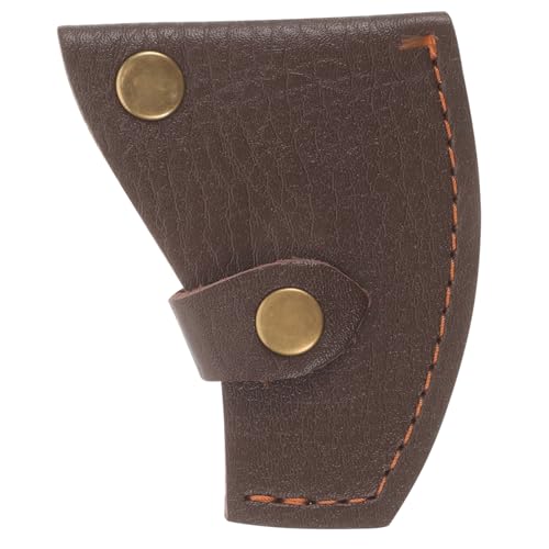 Holibanna PU Hatchet Sleeve Case Durable Thickened Design for Outdoor Activities Lightweight and Portable Protective Cover Axe for Camping and Felling Tools