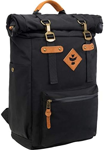 Revelry Supply The Drifter 23L Black Rolltop Backpack