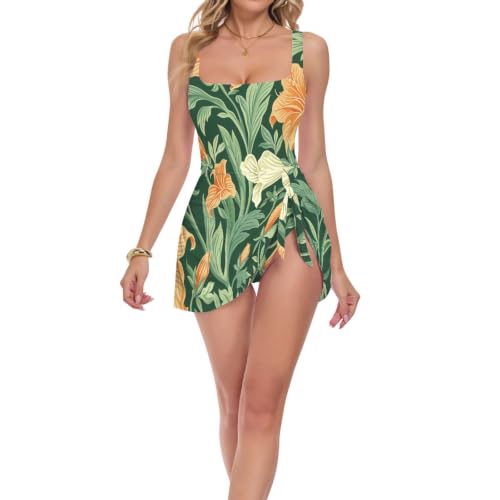 Maillot de bain push-up pour vos vacances à la plage au style vintage floral