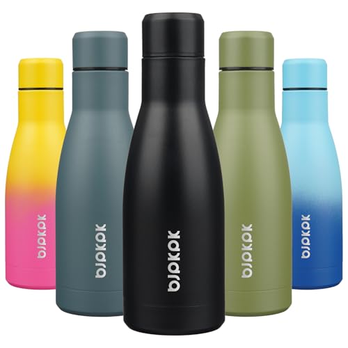 Image of BJPKPK 12 oz Small Mini Water Bottle, Insulated Stainless Steel Flask