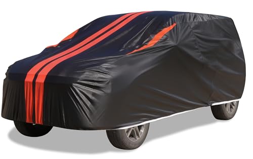 Image of Car Covers for Automobiles, 6 Layers Car Cover Waterproof All Weather, Outdoor Car Cover Sun UV Rain Snow Wind Protection, Full Exterior Cover Fit for 189 inch(189 * 73 * 65 inch) SUV