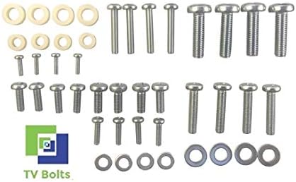 Full Set of LG TV Mounting Bolts/Screws and Washers - Fits Any Size TV