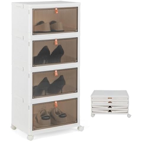 Boîte Rangement Plastique COSTWAY 60L Cover