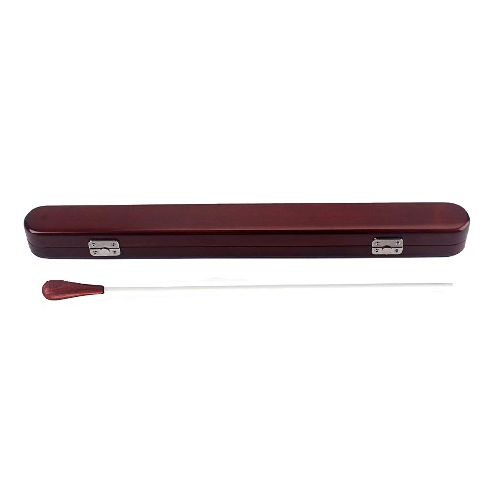 Alnicov Red Wood Dirigent Musik Baton Holzkistenetui handgefertigt