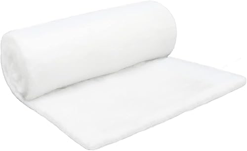 Paquete de 2 rollos de manta de nieve de Navidad, 15.7 pulgadas x 5 pies, manta de nieve falsa para aldea de Navidad, manta de nieve artificial