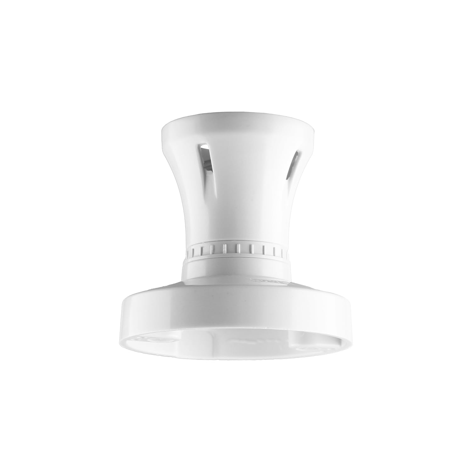 Tabanzhe E27 Screw Lamp Base Socket Converter Wall Light Bulb Holder for Ceiling Pendant Edison Screw Fitting (Straight Socket, White)