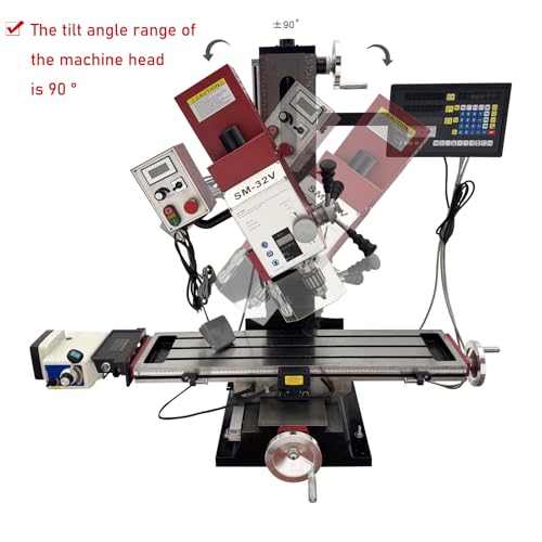 HQHAOTWU Brushless Mill with DRO