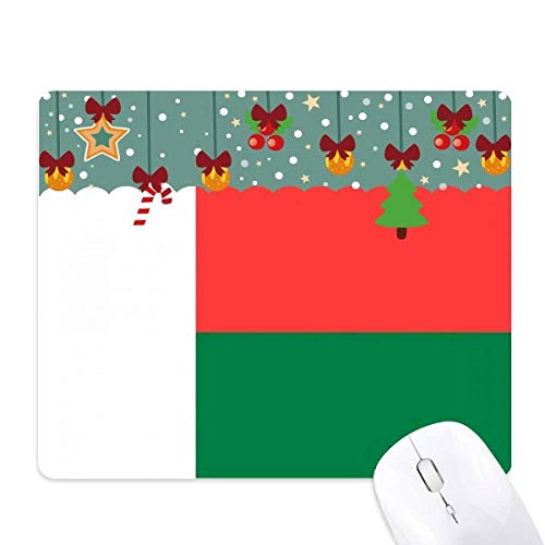 Alfombrilla de ratón de Madagascar con diseño de la bandera africana para escritorio
