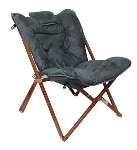 Sillón Plegable Mariposa Gris miniatura 4