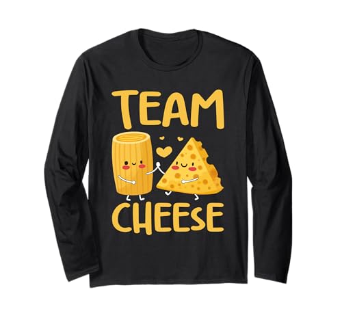 Cool Team Cheese Foodies Queso Amantes del queso Manga Larga