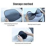FYKLXI Car Window Shade for Lincoln Nautilus 2018-2021, Front and Rear Side Windows Sun Blocker Suction Cup UV Protection Privacy Anti-Glare Covers,5pcs Mixed Set A