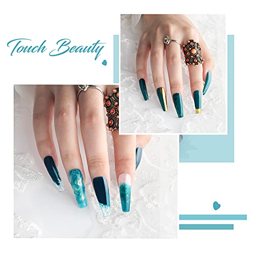 TOMICCA Gel Nagellack Set 20 Farben Gel UV Nagellack Rosa Blau Grün Töne Gelnägel Glitzer UV Gellack mit Base Coat Glanz… – Bild 6