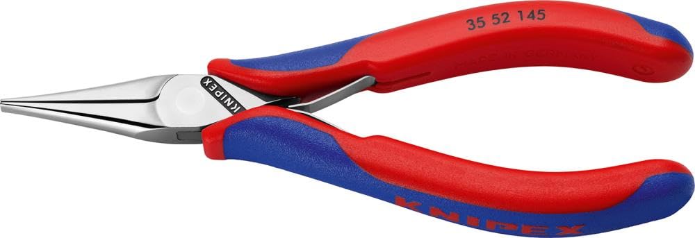 KNIPEX - 35 52 145 Tools - Electronics Pliers, Flat Tips, Multi-Component (3552145)