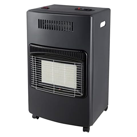Infrarot Gas und Elektroheizung 4,2 KW 3 Stufen Propan Butan Heizung Lüfter Cover