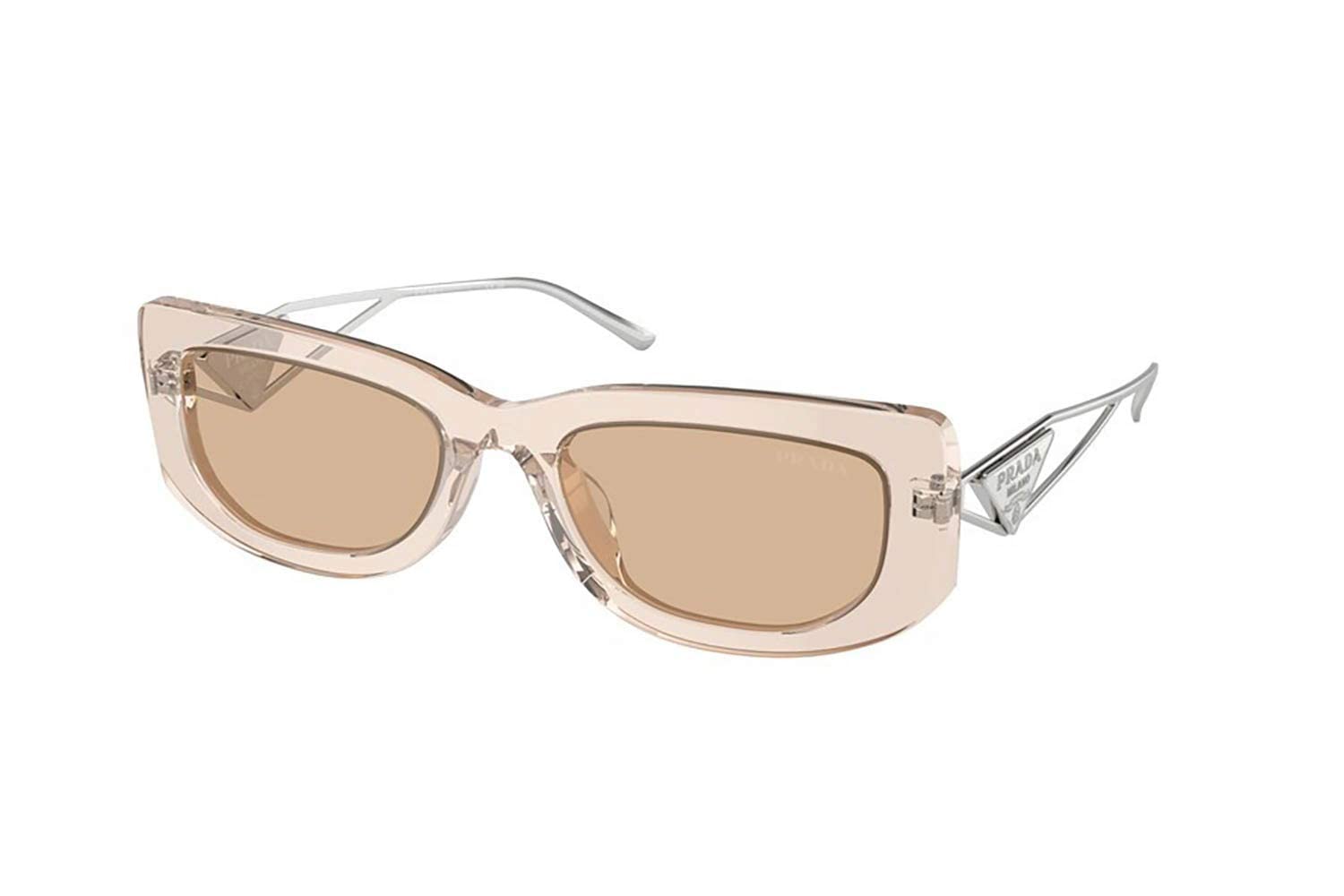 Prada Sunglasses PR 14 YS 19M4I2 Crystal Beige Light Brown