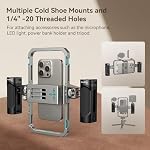 SmallRig Cage de téléphone universel, Kit Rig Vidéo Smartphone avec Poignées, Étui de filmage portatif pour Videomaker, pour iPhone 17/16/15 pour Samsung pour Pixel et autres téléphones Android