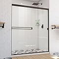DreamLine Alliance Pro BG 56-60 in. W x 70 3/8 in. H Semi-Frameless Sliding Shower Door in Oil Rubbed Bronze and Clear Glass