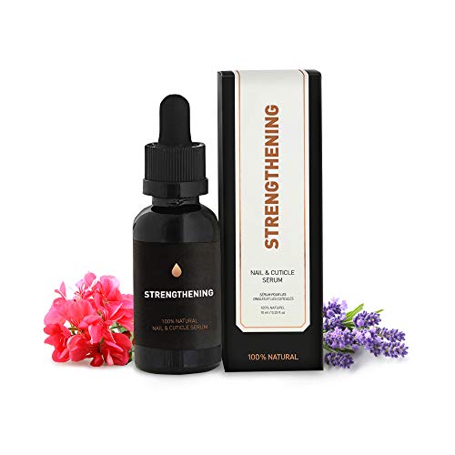 Strengthening Nail and Cuticle Serum, All-Natural Nail Strengthener and Cuticle Conditioner with Grapeseed Oil, Apricot Oil, Lavender Oil, and Other Essential Oils, 10 mL - Way of Will Strengthening Nail and Cuticle Serum, All-Natural Nail Strengthener and Cuticle Conditioner with Grapeseed Oil, Apricot Oil, Lavender Oil, and Other Essential Oils, 10 mL - Way of Will
