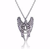Joyplancraft Supernatural Inspired Necklace,Pentagram Pendant Necklace, Amulet Necklace