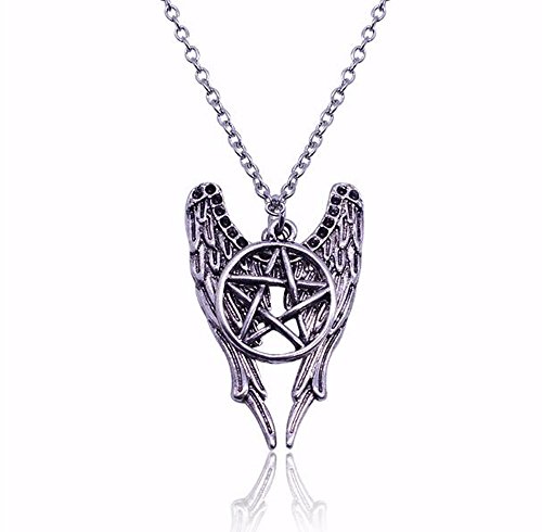 Joyplancraft Supernatural Inspired Necklace,Pentagram Pendant Necklace, Amulet Necklace