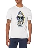 KARL LAGERFELD Paris Mens Sportswear T-Shirt,White,Medium